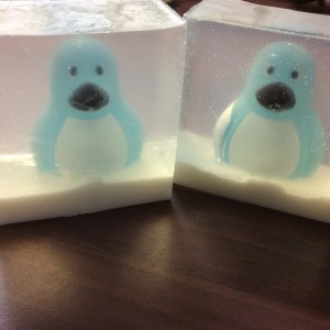 Two Winter Wonderland soaps